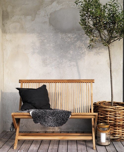 Скамейка из тика Turin Brafab