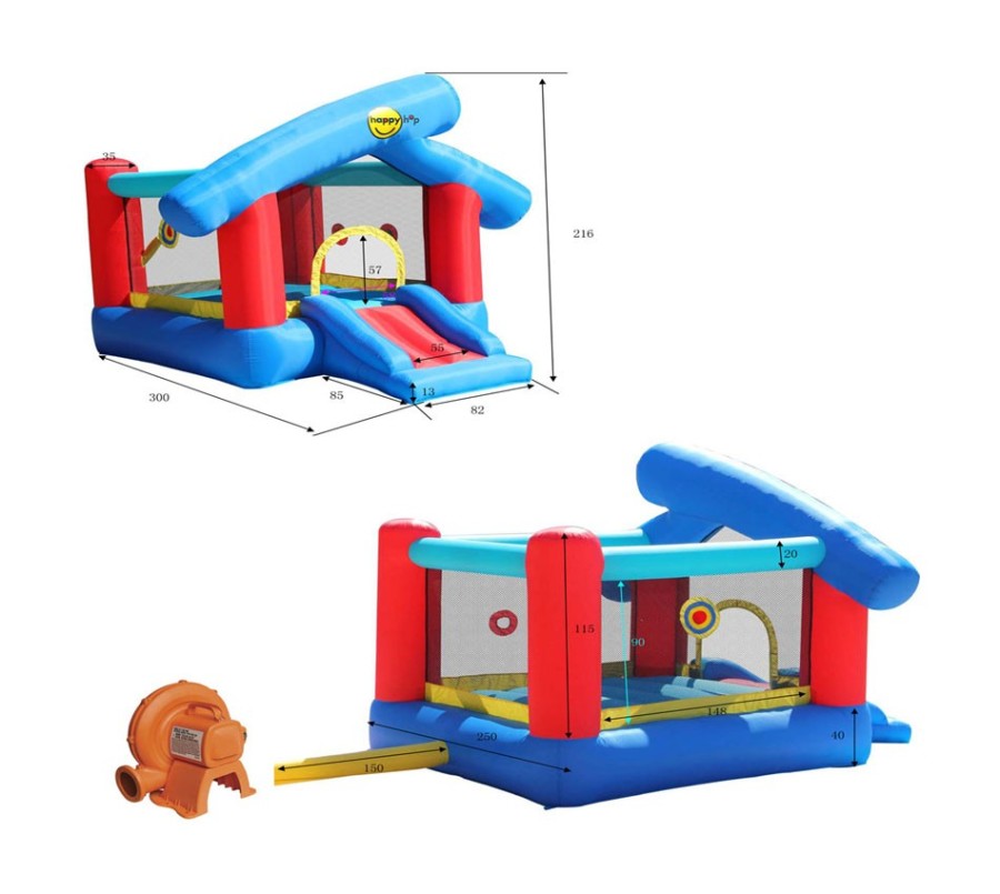 Батут Игровой город 6 в 1 Happy Hop