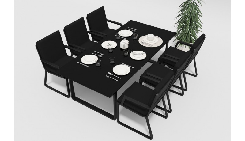 Стол Voglie 220 карбон Gardenini