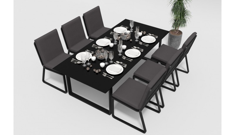 Стол Voglie 220 карбон Gardenini