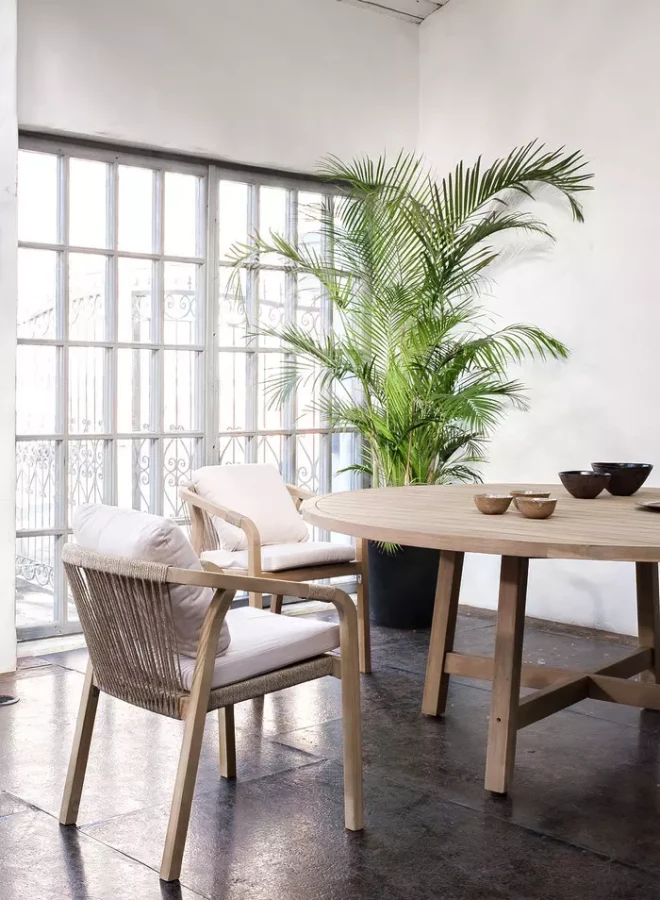 Стол садовый обеденный круглый Rimini 180 Joygarden