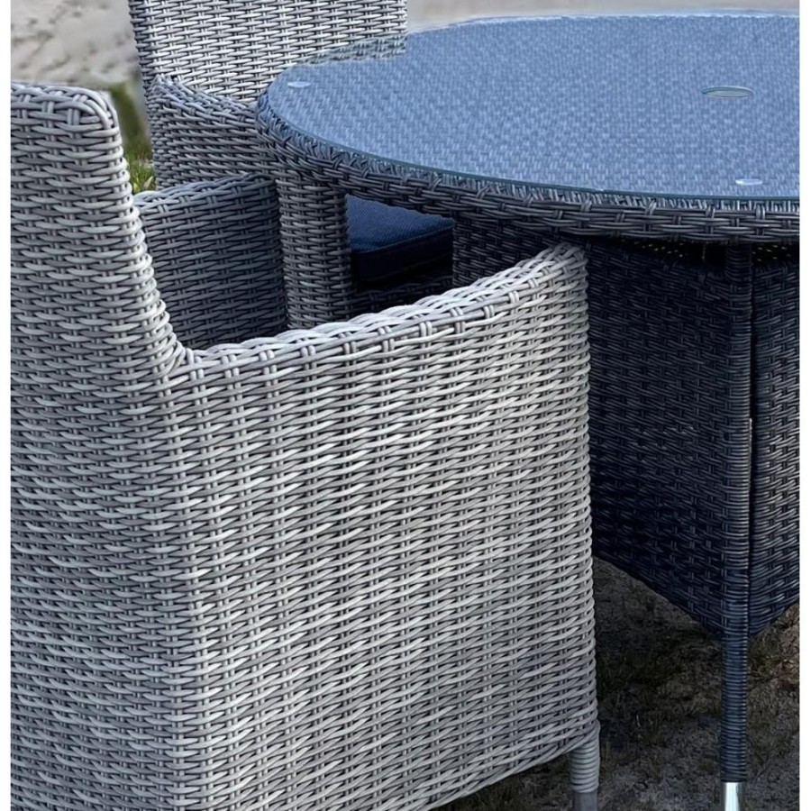 Комплект плетеной мебели AM-395C/T395 Grey 4Pcs Афина