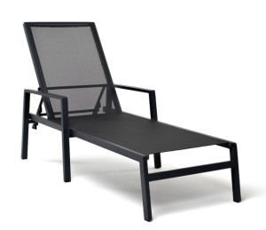 Шезлонг из алюминия Парма, темно-серый 4sis