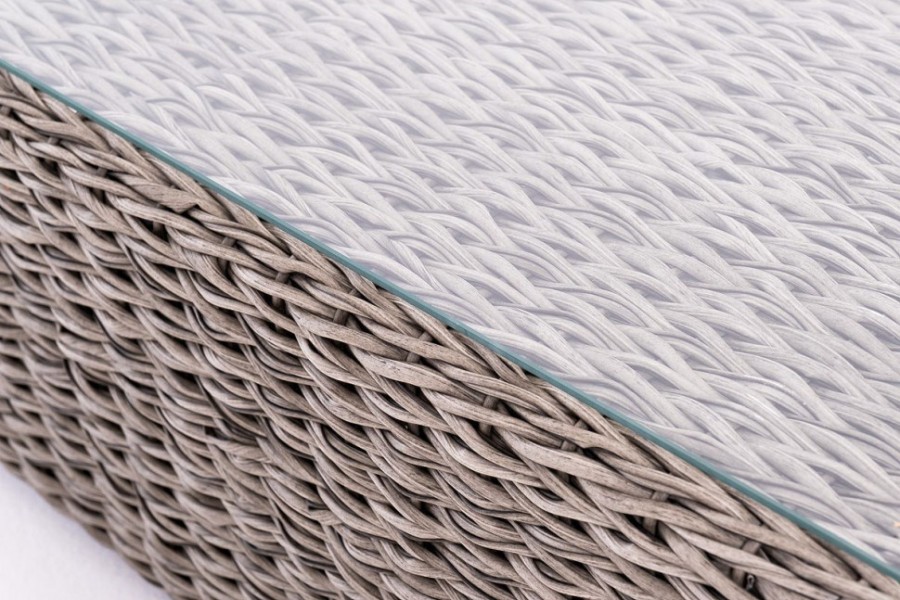 Лаунж-зона из искусственного ротанга гиацинт Капучино Graphite 4sis