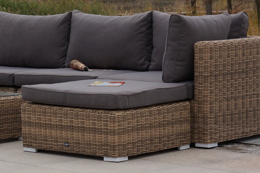 Плетеная оттоманка с подушкой Лунго 4sis