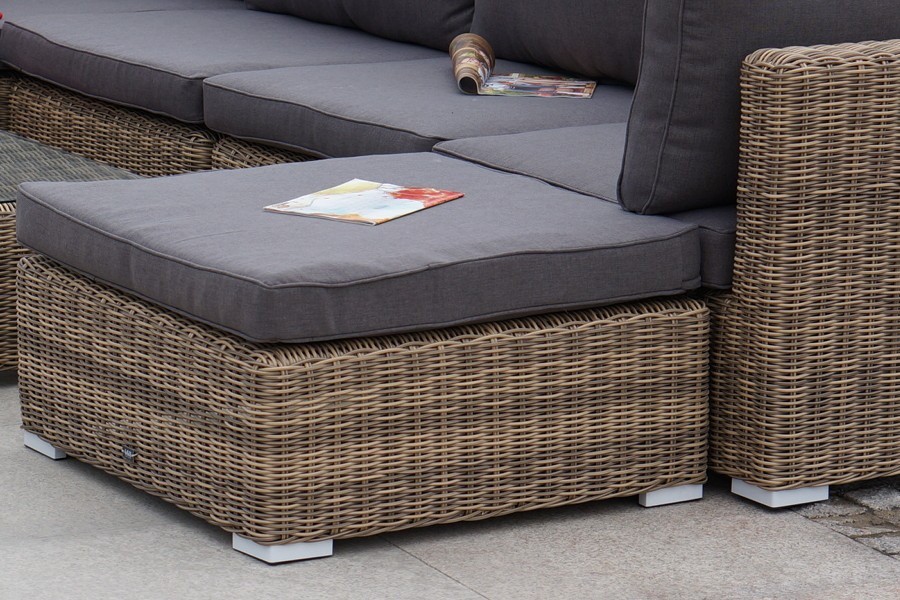 Плетеная оттоманка с подушкой Лунго 4sis