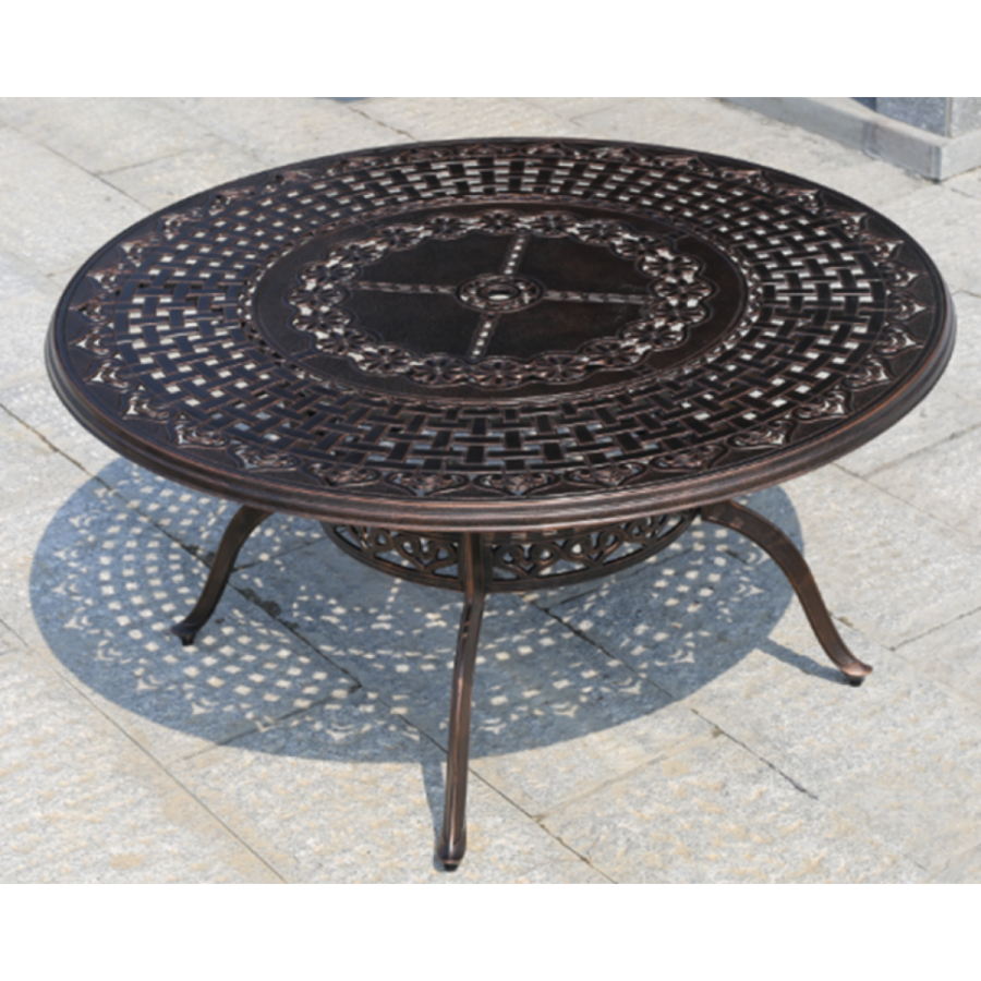 Обеденная группа из литого алюминия Geraldine 8 Кит Маркет