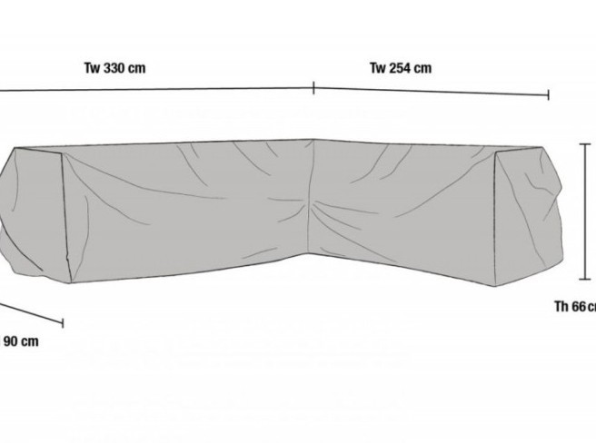 Чехол для садовой мебели 330x254 Brafab