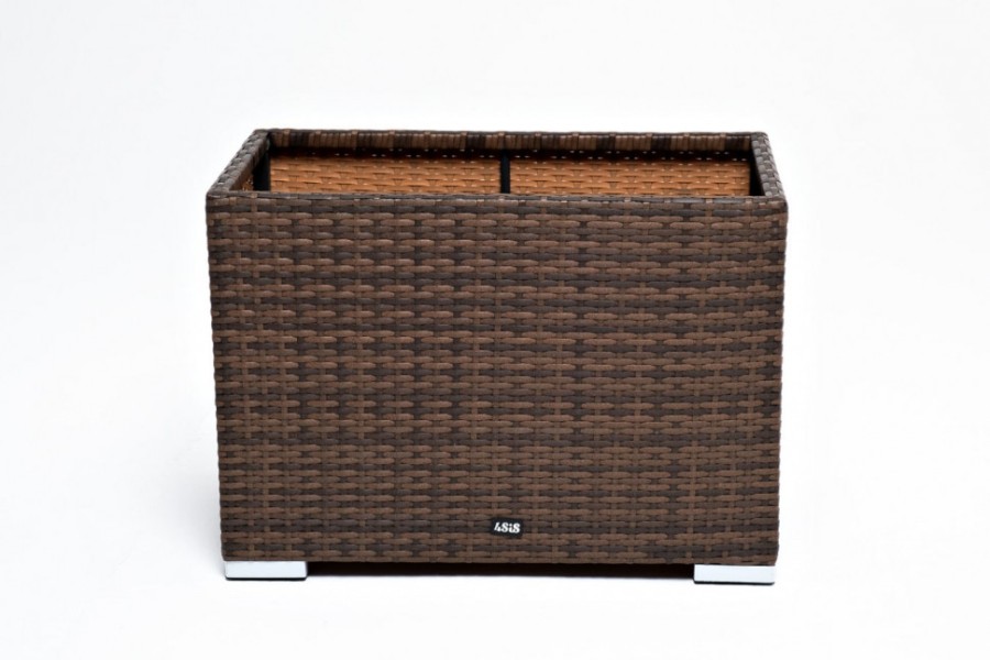 Кашпо из искусственного ротанга Лунго Brown 4sis