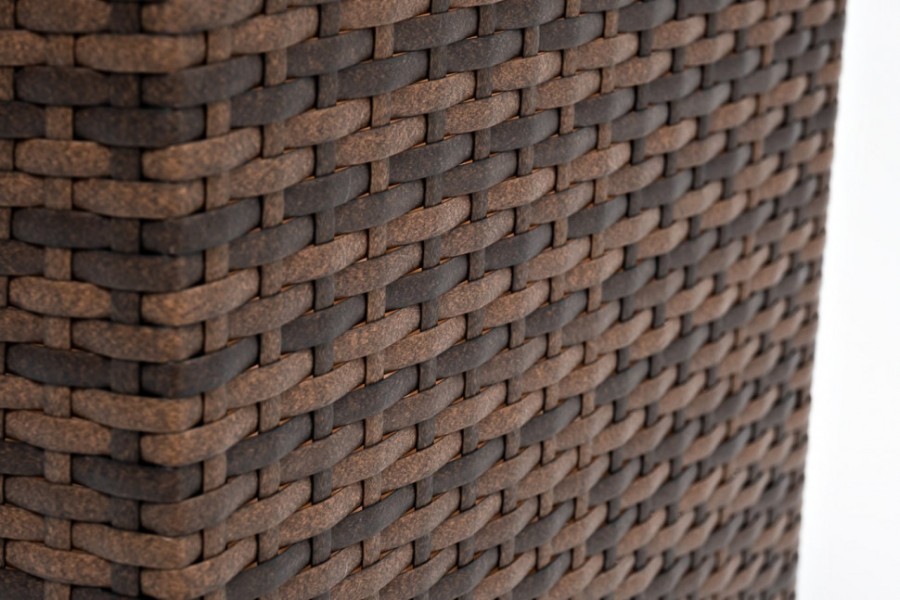 Кашпо из искусственного ротанга Лунго Brown 4sis