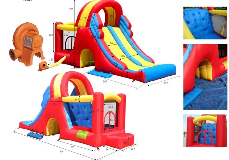 Батут Мега Горка 9082N Happy Hop