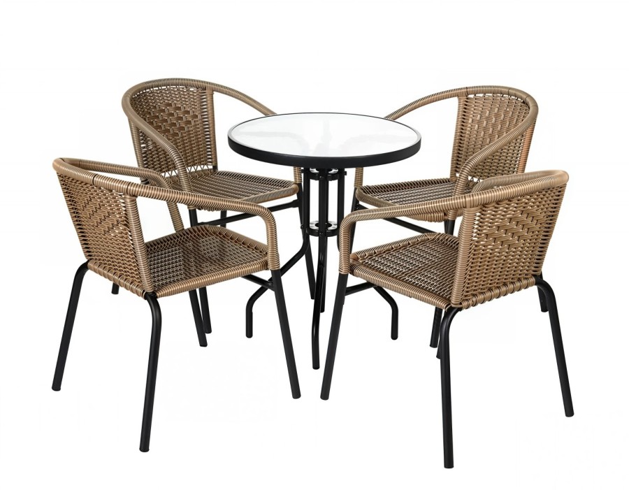 Комплект для отдыха Terazza 4, светло-коричневый Garden story