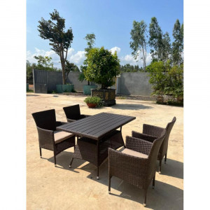 Комплект мебели из искусственного ротанга AM-196B/T196 Brown 4Pcs Афина