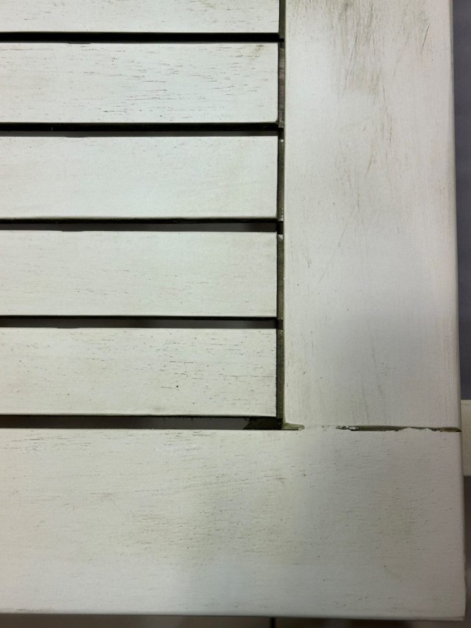 Обеденный комплект SIERRA из акации, белый Royal Family