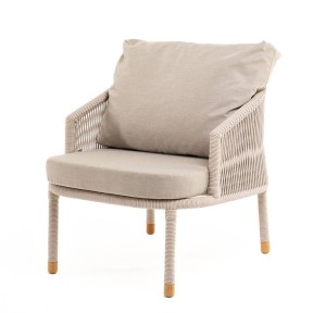 Кресло Верона из роупа бежевое 4sis