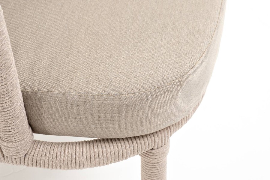 Кресло Верона из роупа бежевое 4sis