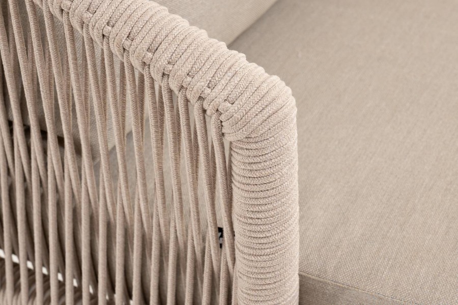 Кресло Верона из роупа бежевое 4sis