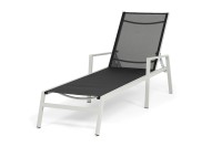 Шезлонг из алюминия Парма, светло-серый 4sis