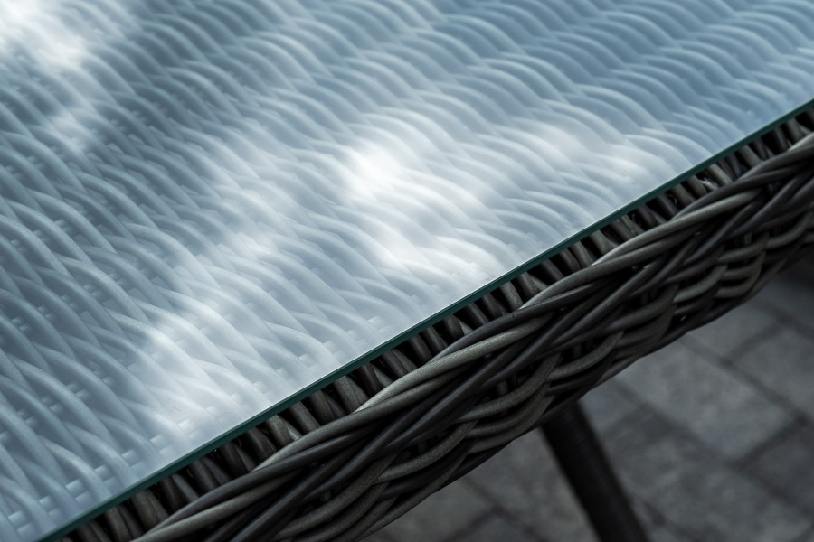 Обеденная группа из искусственного ротанга Цесена, графит 4sis 