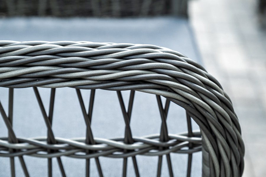 Обеденная группа из искусственного ротанга Цесена, графит 4sis 