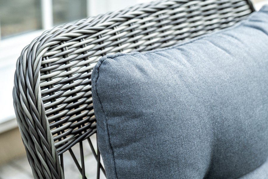 Обеденная группа из искусственного ротанга Цесена, графит 4sis 