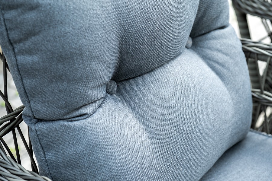 Обеденная группа из искусственного ротанга Цесена, графит 4sis 