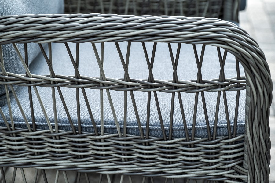 Обеденная группа из искусственного ротанга Цесена, графит 4sis 