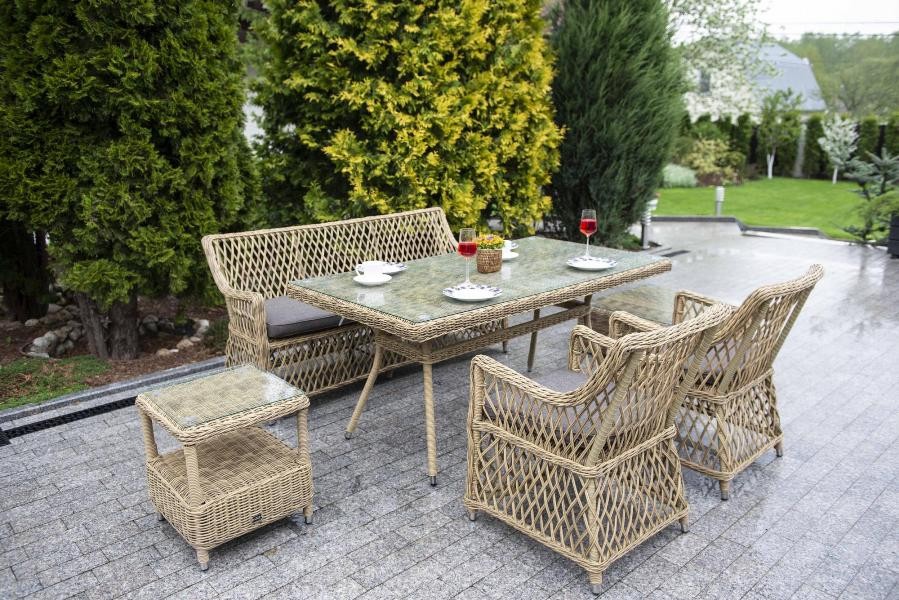 Обеденная группа Катания А соломенная 4sis