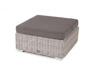 Плетеная оттоманка с подушкой Лунго Beige 4sis