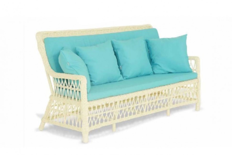 Софа 3-х местная слоновая кость Legend Aiko