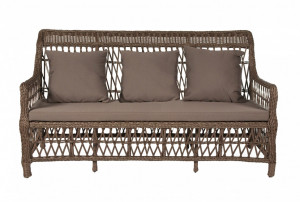 Софа 3-х местная слоновая кость Legend Aiko