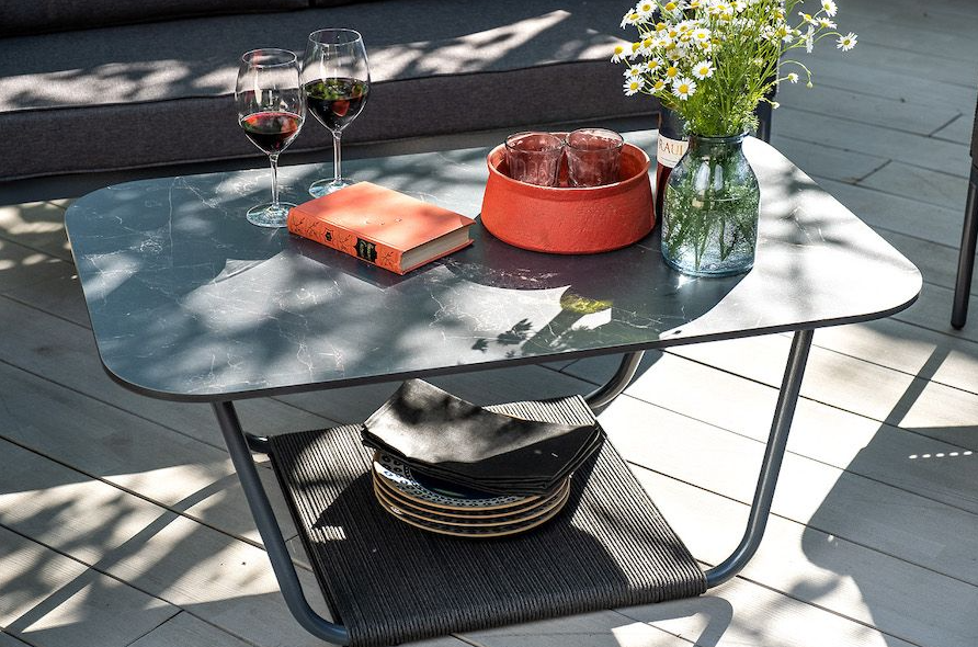 Лаунж зона 4-местная из роупа Канны темно-серая 4sis