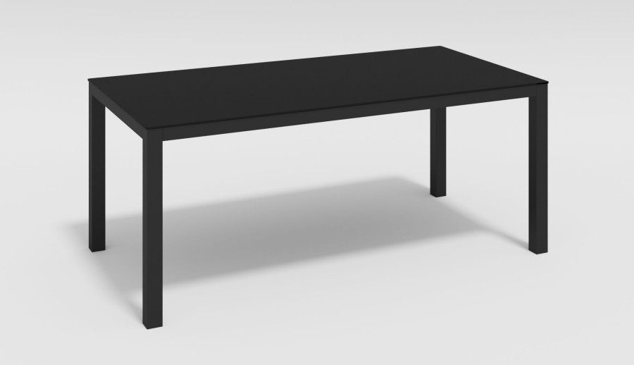 Обеденная группа Calma-2 180 серо-черная Gardenini