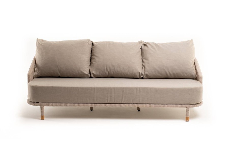 Лаунж-зона 5-местная из роупа Верона, бежевая 4sis