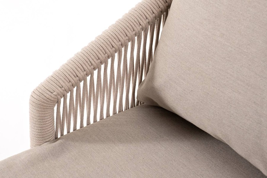 Лаунж-зона 5-местная из роупа Верона, бежевая 4sis