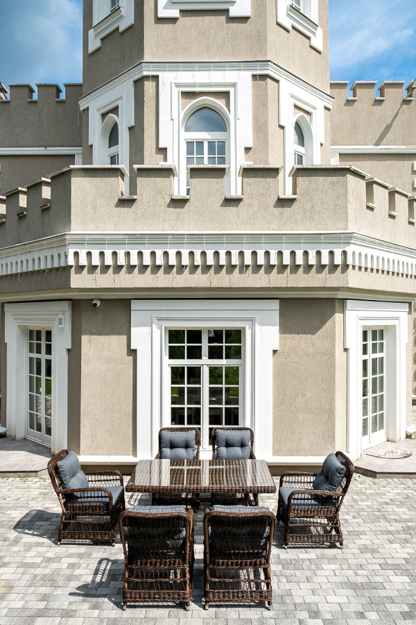 Обеденная группа из искусственного ротанга Цесена, коричневая 4sis 