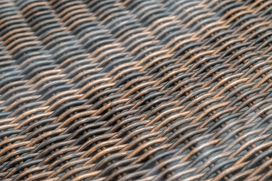 Обеденная группа из искусственного ротанга Цесена, коричневая 4sis 