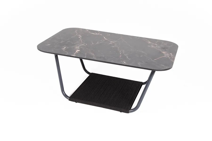 Лаунж зона 5-местная из роупа Канны, темно-серая 4sis