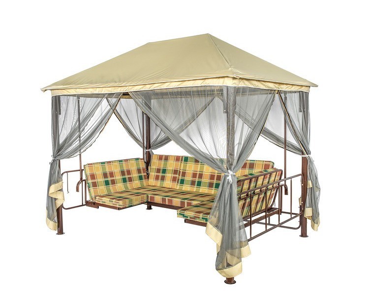 Качели-беседка Сочи премиум Рускемпинг