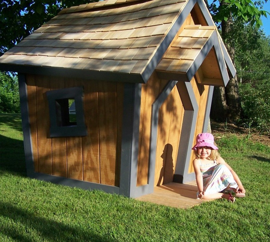 Домик Original с песочницей KidsCrookedHouse