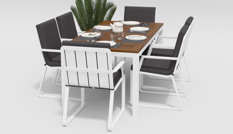 Стол Bella 180 белый Gardenini