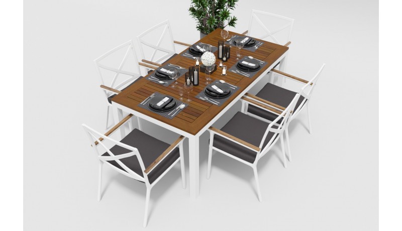 Стол Bella 180 белый Gardenini