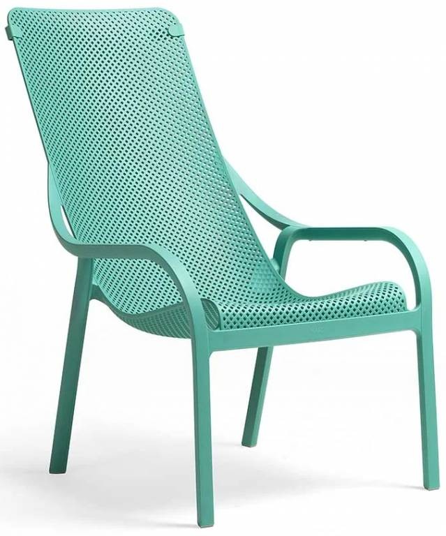 Лаунж-кресло пластиковое Net Lounge ментоловое Nardi