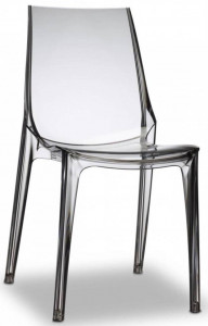 Стул прозрачный Scab Design Vanity дымчатый 