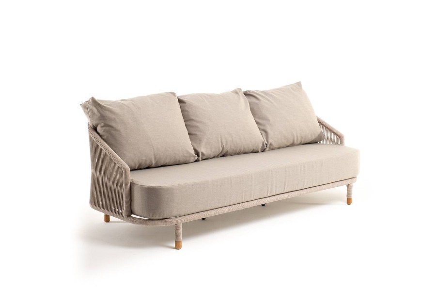 Диван Верона 3-местный из роупа бежевый 4sis