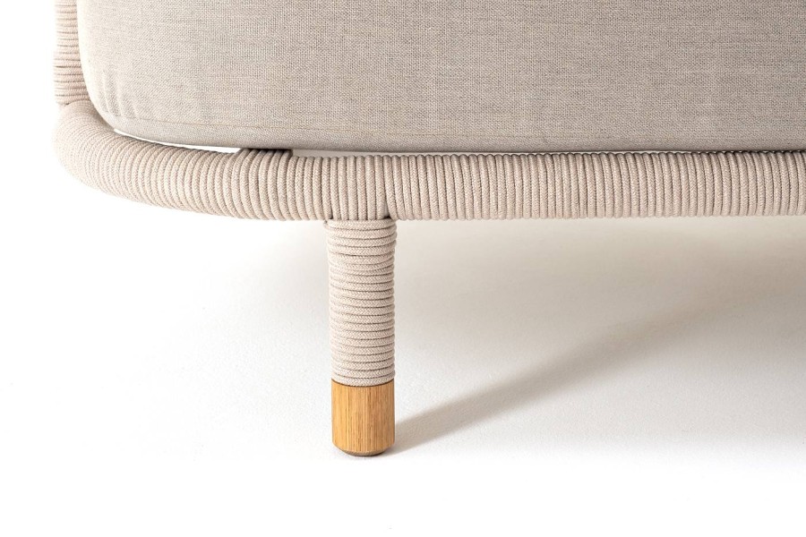 Диван Верона 3-местный из роупа бежевый 4sis