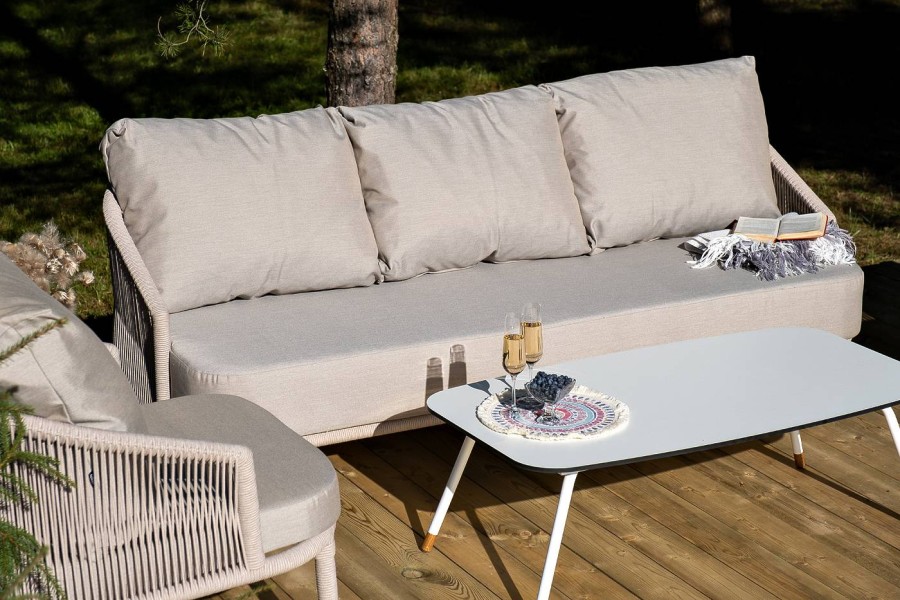 Диван Верона 3-местный из роупа бежевый 4sis