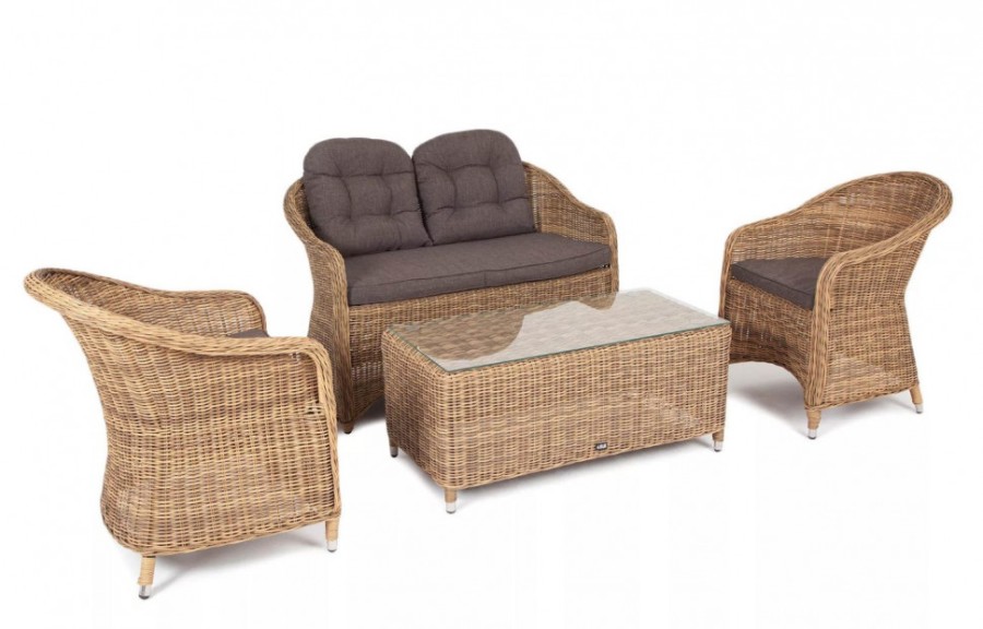 Лаунж-зона из искусственного ротанга Равенна 4sis