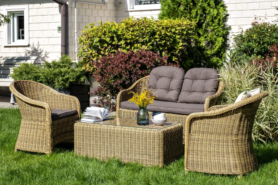 Лаунж-зона из искусственного ротанга Равенна 4sis