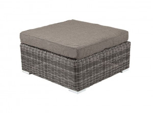 Плетеная оттоманка с подушкой Лунго Graphite 4sis